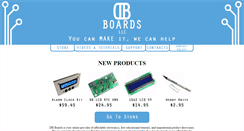 Desktop Screenshot of dbboards.com